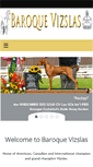 Mobile Screenshot of baroquevizslas.com